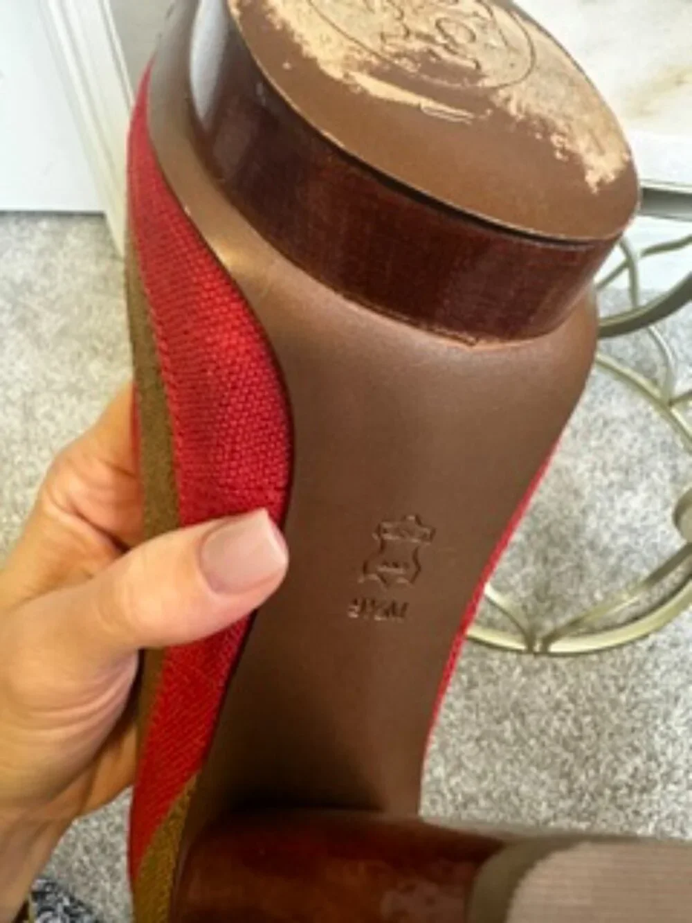 Tory Burch color wood very